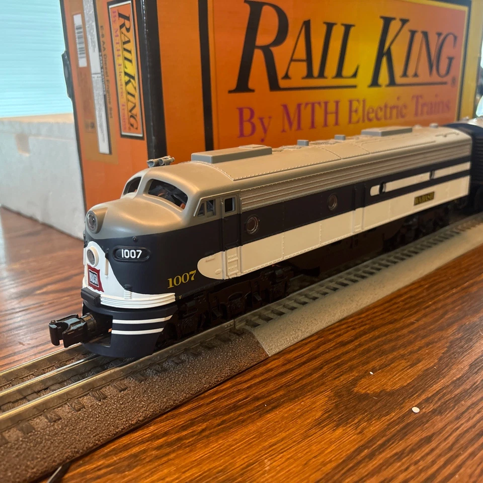 MTH RailKing 30-2453-1 Wabash E-8 diesel engine AA set PS 2.0 - Image 3 of 4