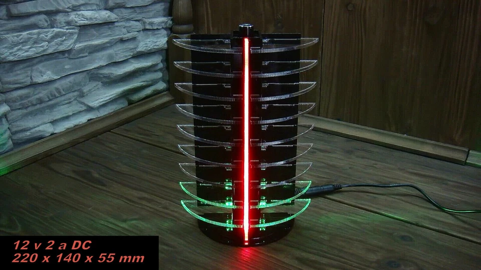 LED Stage Lighting Disco Party Club DJ Light VU Meter LM3915 VIDEO ! - Image 3 of 4