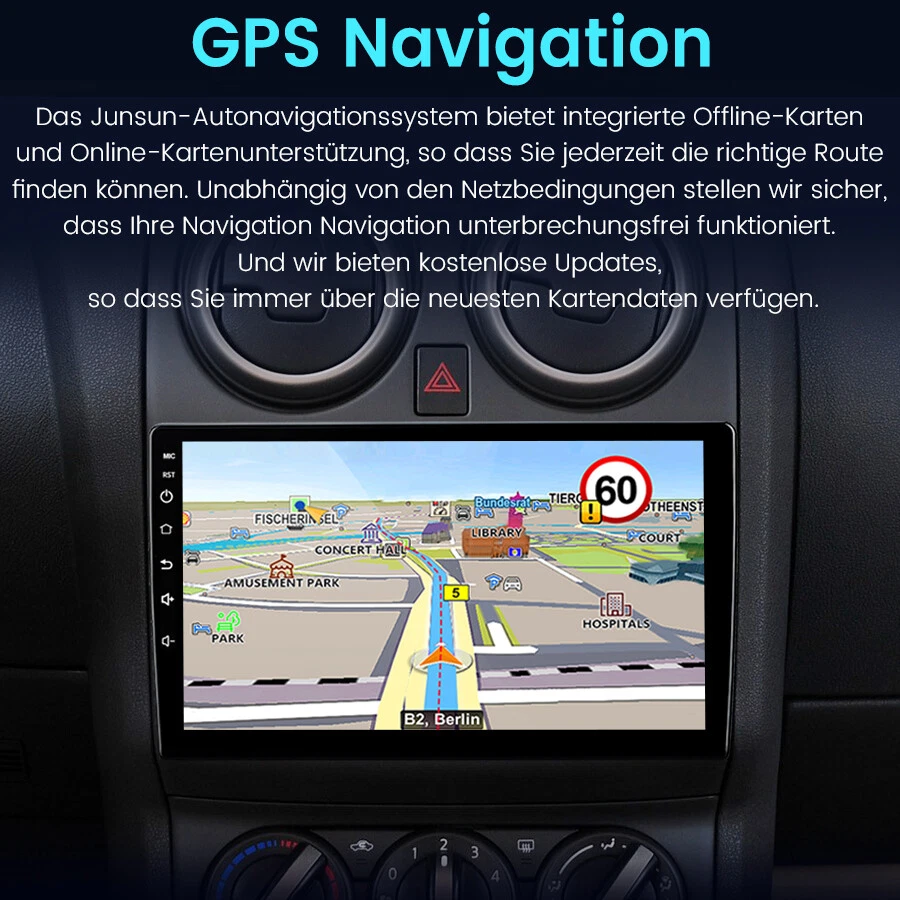 Android 13 Autoradio GPS Navi DSP DAB+ Für Nissan Qashqai 1 J10 2006-2013 6+128G - Bild 4 von 4
