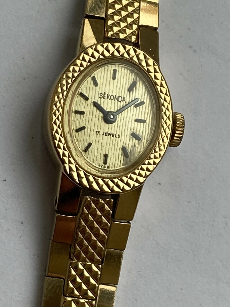 Sekonda 17 clearance jewels ussr gold