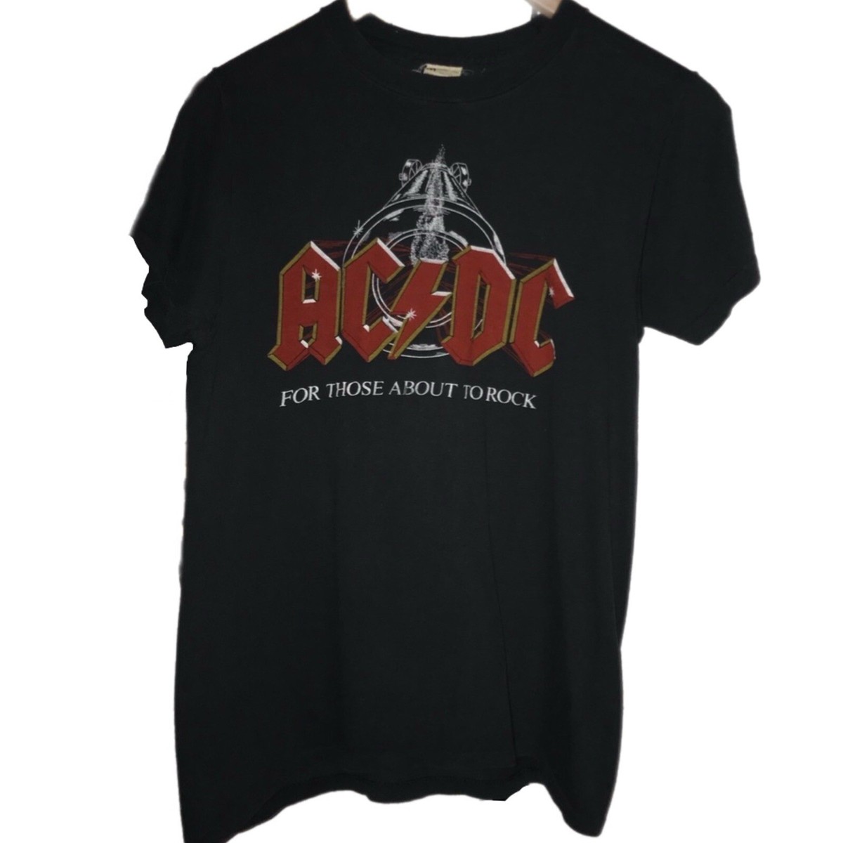 80年代　AC DC ツアー　ヴィンテージ　Screen Stars 青タグ ACDC 1982 Tour Vintage T-shirt Screen Stars Men's Medium