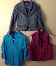 Relativity Petite Large Pink Vest