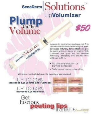 SeneGence - Get full, pouty lips with lasting results with  SeneGence SeneDerm Lip Volumizer display picture 1