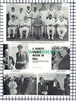 (7984) Benefit Cricket Rumpf Ray Illingworth Reckitt Wildblood - 1965 Steckling
