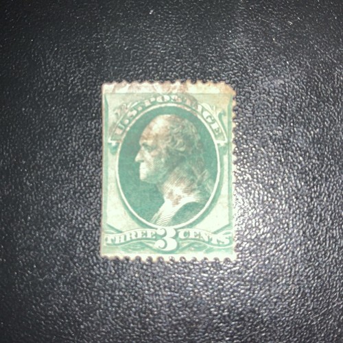 USP Scott #184 1879 3c Light Green