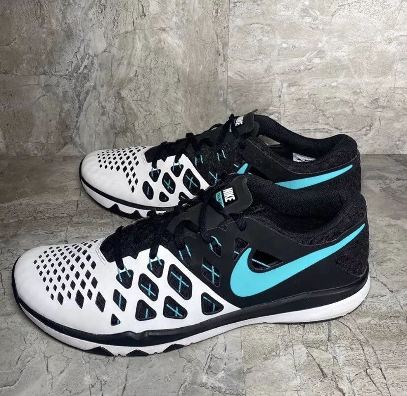 Nike Train Speed 4 Men s 13 Lightweight White Black Blue Athletic