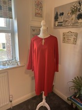 Wallis Red Stretch Dress Size 16
