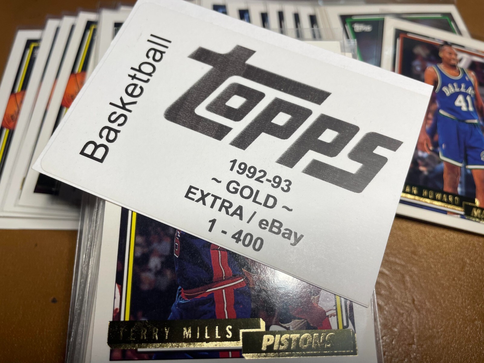 1992-93 Topps Basketball - Gold - Finish Your Set