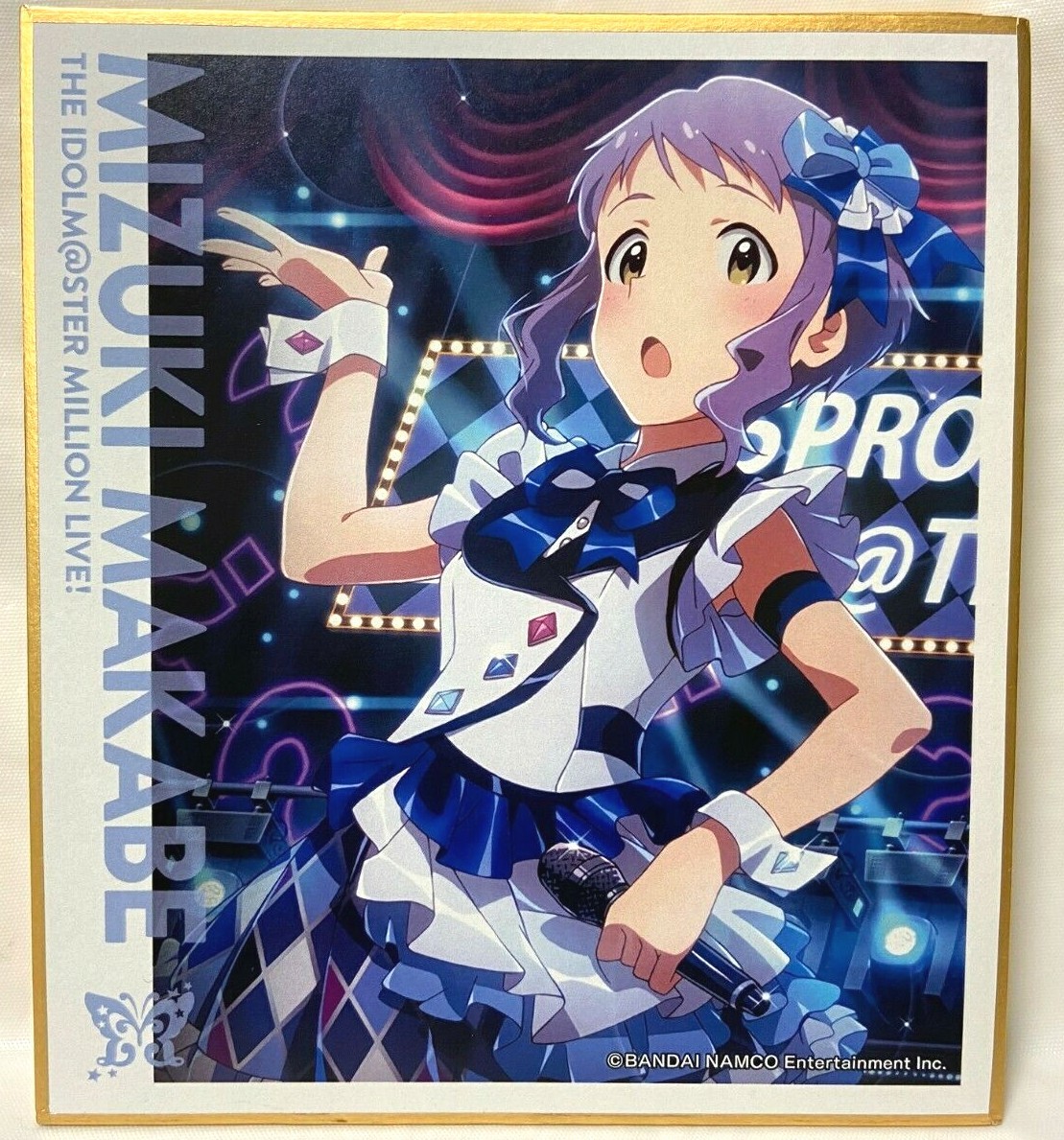The Idol Master Million Live! : Mizuki Makabe Mini Signature Board
