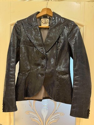 Lederjacke Wunderschönˋ echt Python Leder