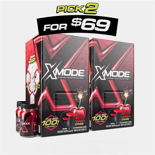 XMODE Bulk Energy Shots - Double Packs - Pick Your Flavor - Compare to Five Hour Opens in a new window or tab
