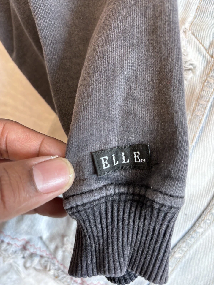 De Colección Elle Denim Manga Larga Chaqueta con Capucha Levi's Para Mujer S/M Bandera de EE. UU. Foto 4 de 4