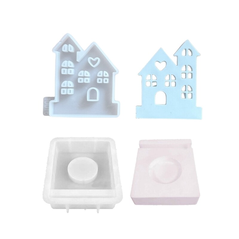Smooth Silicone Castle Molds for DIY Crafts and Home Decor