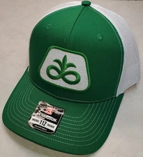 PIONEER SEED Patch on Richardson 112 Trucker Hat Snapback Green/White 