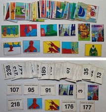 FIGURINA DEI SUPER EROI Corno 1976 Scegli la tua Figurina NUOVA CON VELINA