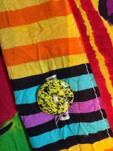 Vintage Jams World Hawaiian Mens XL Floral Abstract Art Short Sleeve - EUC - Picture 4 of 5