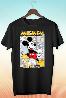 Mickey All Stars Poster Herren / Damen T-Shirt N116