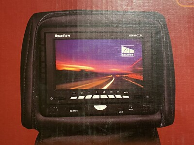 Roadview TFT LCD Color Headrest Monitor RHM-7.0 In Box