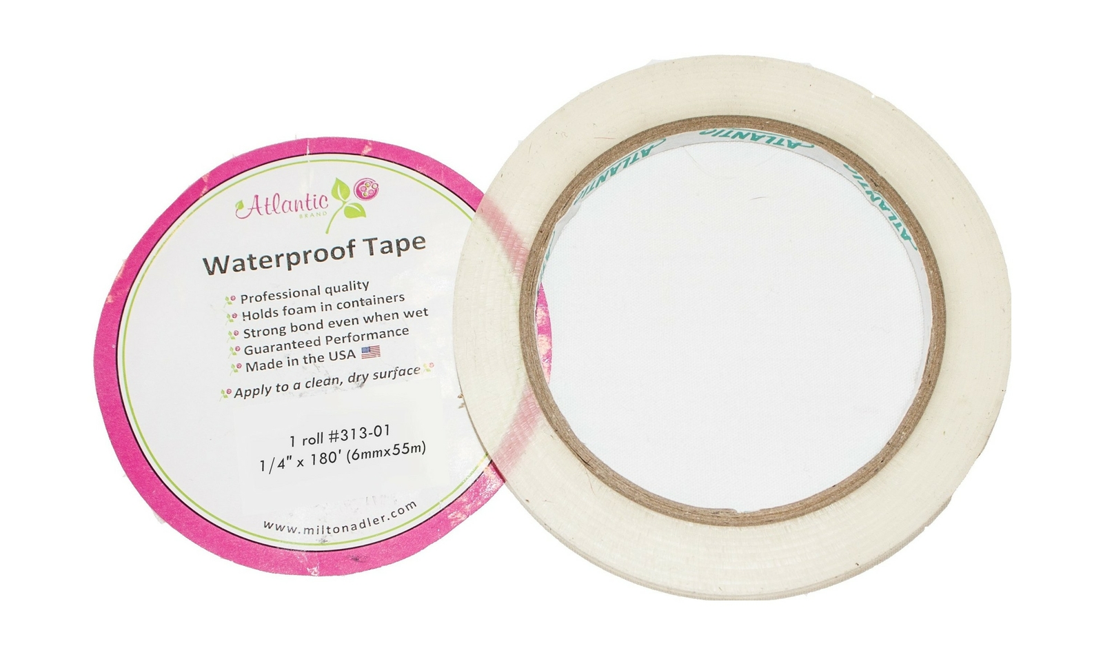 Floral Waterproof Tape Clear 1/2 X 180 Roll Adheres Glass Ceramic