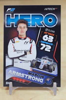 2022 Topps F1 Turbo Attax Base #107 F2 Hero - Marcus Armstrong