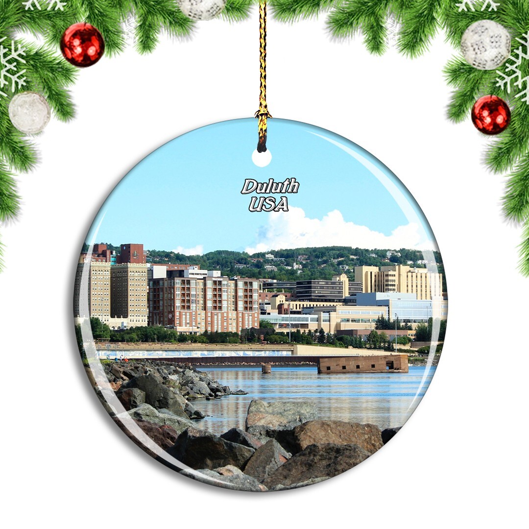 USA America Duluth Minnesota Christmas ornament city travel souvenir