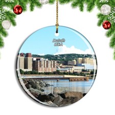 USA America Duluth Minnesota Christmas ornament city travel souvenir