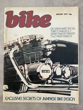 Bike Magazine - August 1977 - Z-1 Turbo, Supercharged Trident, Harley specials