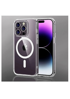 Hülle für Apple iPhone 14 Pro Max Stoßfest Magnet Silikon Cover 