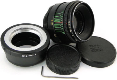 1977 HELIOS 44-2 Lens Micro M 4/3 MFT Mount Olympus PEN OM-D E M1 M5 M10 MARK II