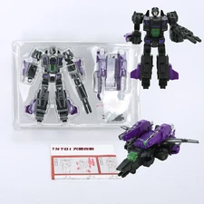 Transformers G1 Decepticon Black Jetfire Skyfire 7" Transforming Toy Figure BULK