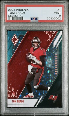 2021 Panini Phoenix Celestial #1 Tom Brady Tampa Bay Buccaneers PSA 9 Mint SP
