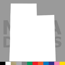 Utah Vinyl Die Cut Decal Sticker - UTState Outline