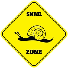 Aluminum Crossing Sign Snail Zone Cross Xing Style B Diamond Street Signal