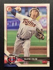 2018 Bowman Prospects #BP141 Blayne Enlow Twins