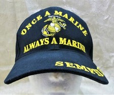 Once A Marine Always A Marine U. S. Marines Corps Hat Adjustable Cap USMC
