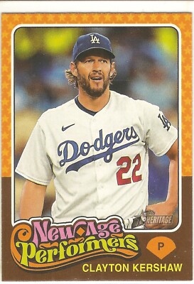 2024 TOPPS HERITAGE CLAYTON KERSHAW NEW AGE PERFORMERS BASEBALL