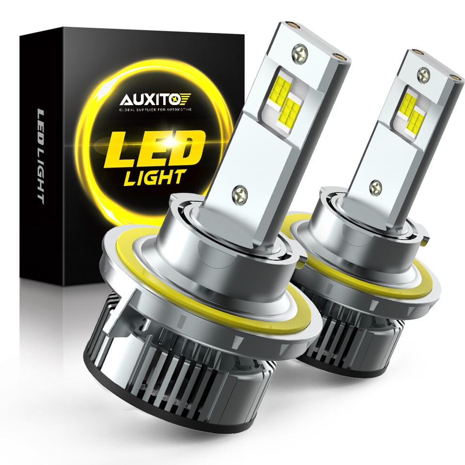 AUXITO 9008 H13 LED Headlight Bulbs 12000LM Per Set 6500K Xenon White