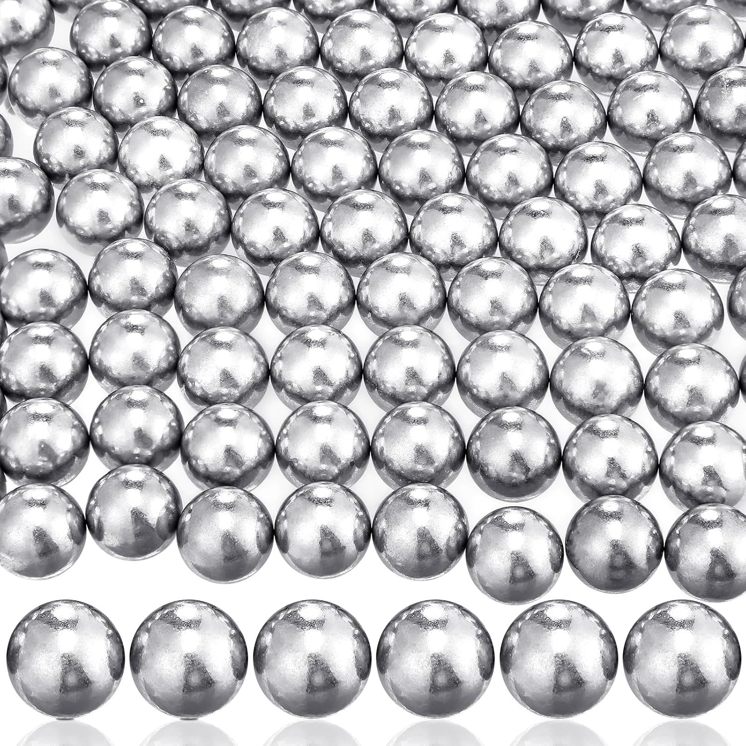 Gisafai 150 Pcs 68 Caliber Aluminum Paintball Ammo Practice Paintball Powerful N