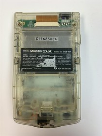 Nintendo Clear GameBoy Color Game Boy Handheld Console