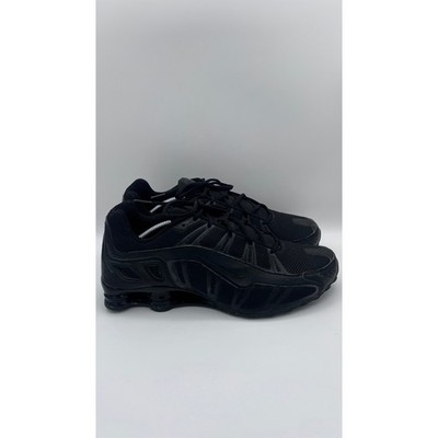 Nike Shox Turbo 14 Mens Triple Black Running Shoes 455541-020 Size 13