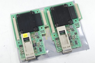 Set 2x Mellanox ConnectX-4 EN MCX445N-ECAN VPI Netzwerkkarte 100GbE QSFP28