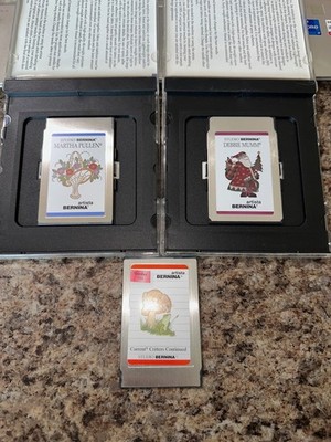 Studio Bernina Artista Design Cards Lot of 3 Embroidery Cards