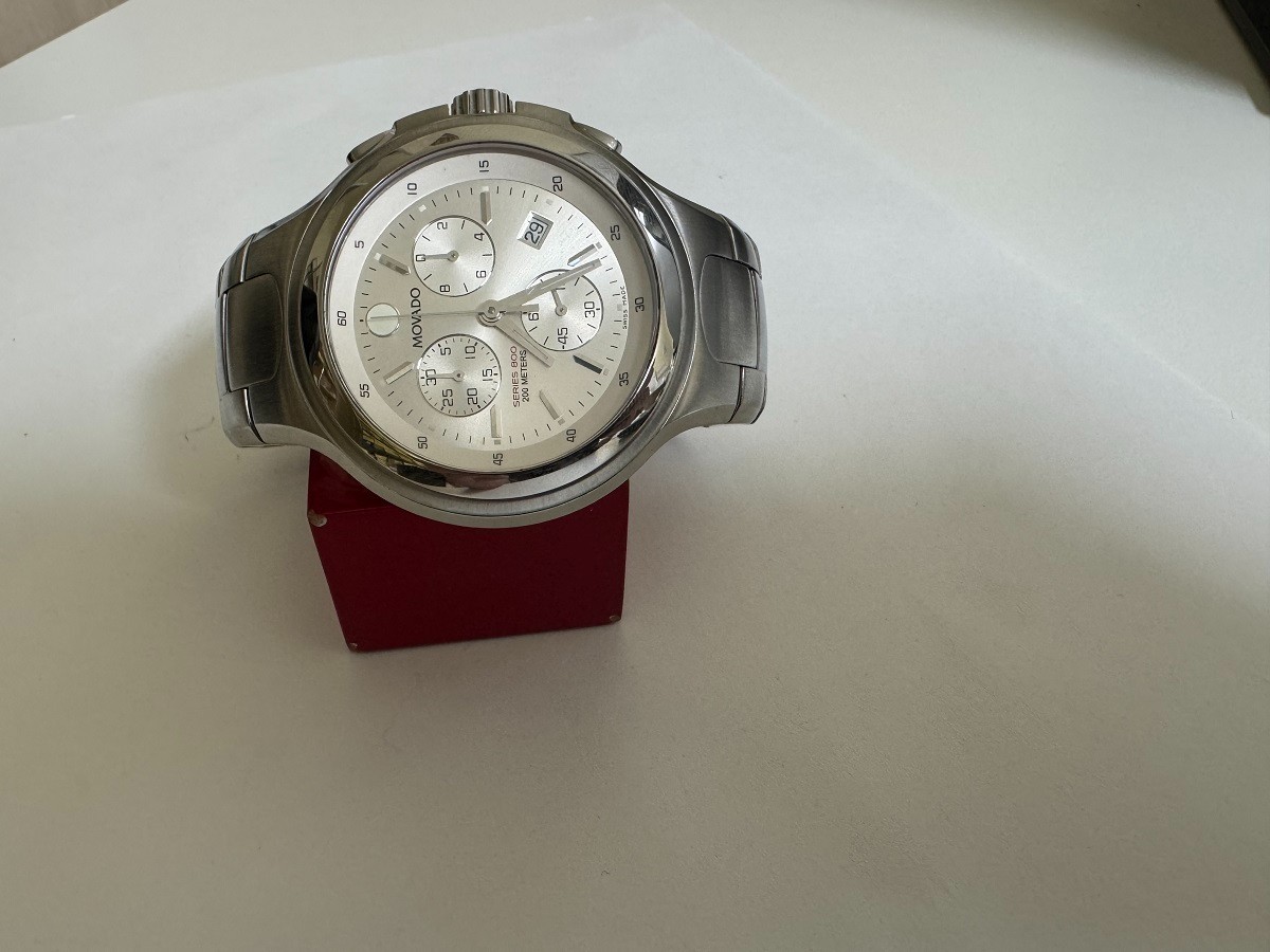 Movado 84-c5-1897 Chronograph Series 800 stainless steel watch Movado 84-c5-1897 Chronograph Series 800 stainless steel watch