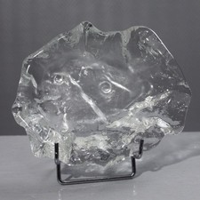 Leere Taschen "Fossil" Milchglas Design Jolanda Prinsen & Walther Glas 70er...