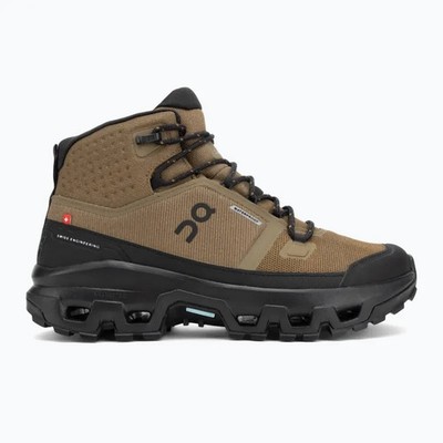 ( NEW ) On Mens Cloudrock Mid Waterproof Hiking Boots - Brand New Full BOX 100%