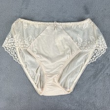 Vintage Wacoal Panties Womens Large Briefs Ivory Lace New w Tags 84963 Old Stock