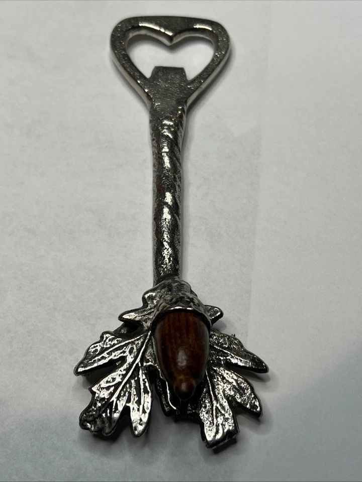 Mud Pie Bottle Openers - Set of 2 - Acorn and Pine Cone - Cast Aluminum Holiday - Image 3 of 4