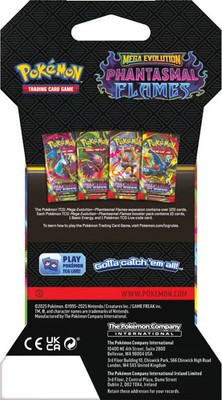 Pokemon TCG: Mega Evolution - Phantasmal Flames Sleeved Booster