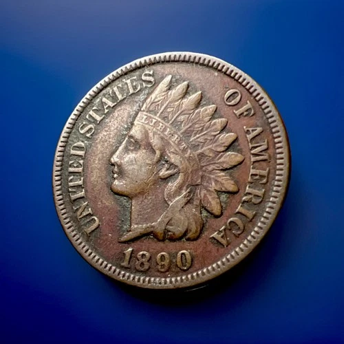1890 Indian Head Cent EXTRA FINE,  FULL LIBERTY💥BEAUTIFUL 💥