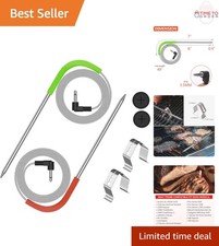 Replacement Meat Probe 2 Pack for Pellet Grills Digital Thermometers Stainles...